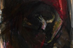 Head in Hand, 60 x 36 inches, Mixed Media, 2009