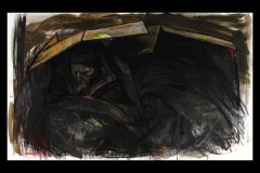 Broken Box, 36 x 60 inches, Mixed Media, 2009