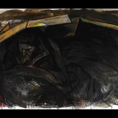 Broken Box, 36 x 60 inches, Mixed Media, 2009