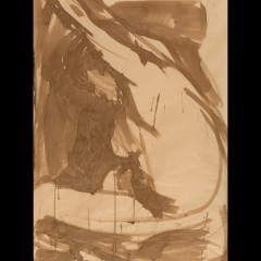 Study, 60 x 24 inches, Ink Wash, 2015