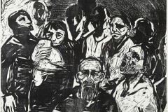 People, 30 x 40 inches, Woodcut, 2016