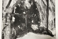 Model at Rest, size tk, Intaglio, 2020