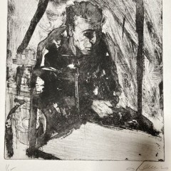 Model at Rest, size tk, Intaglio, 2020