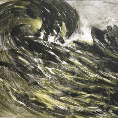Wave 1, Lithograph, 45” x 63”, 2025