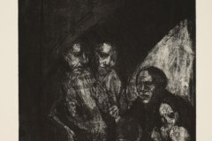Under the Bridge/ Homeless Portfolio, 24 x 18 inches, intaglio, 2013