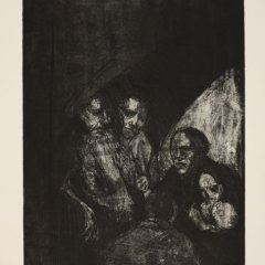 Under the Bridge/ Homeless Portfolio, 24 x 18 inches, intaglio, 2013