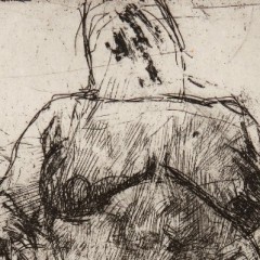 From the portfolio <em>Sketches from Life Revisited</em>, 9 x 6 inches, Intaglio, 2022