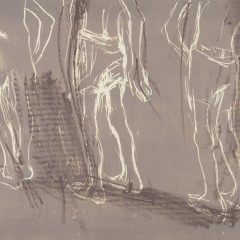 From the accordion book I had a Home Once, Syria, 14 x 22 inches, Lithograph, 2022