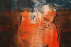 Descent, 24 x 18 inches, Monotype, 2003