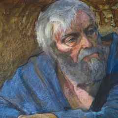 Mike, Monday Morning, 40 x 30 inches, Pastel, 2020