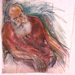 Jehan, 36 x 32 inches, Pastel, 2007