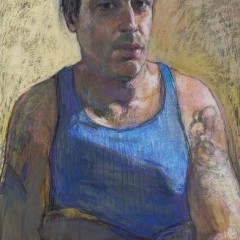  Brian, Pastel,  40 x 30 inches, 2022