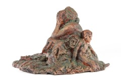 The Mourner, 10 x 15 x 15 inches, Terracotta, 2017