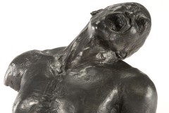  James, 13 x 15 x 15 inches, Porcelain/Metal, 2020