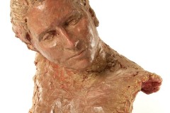  Portrait of a Woman, 14 x 12 x 10 inches, Terracotta, 2020