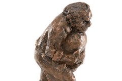  Refugee, 10 x 12 x 4 inches, Bronze/Stone, 2017