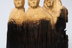 Las Madres, Wood, 21” x 19” x 7”, 2025