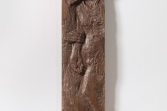 Two Figures, Wood, 36” x 9” x 2”, 2025