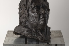 Grandma (Head), Bronze, 21" x 20" x 16", 2023